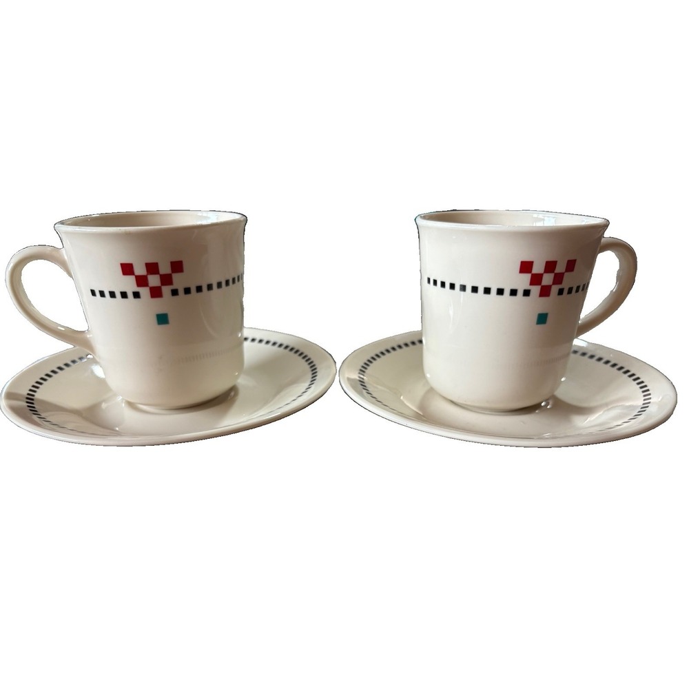 Monaco Corning Corelle 2 Cup And Saucer Replacement Sets
